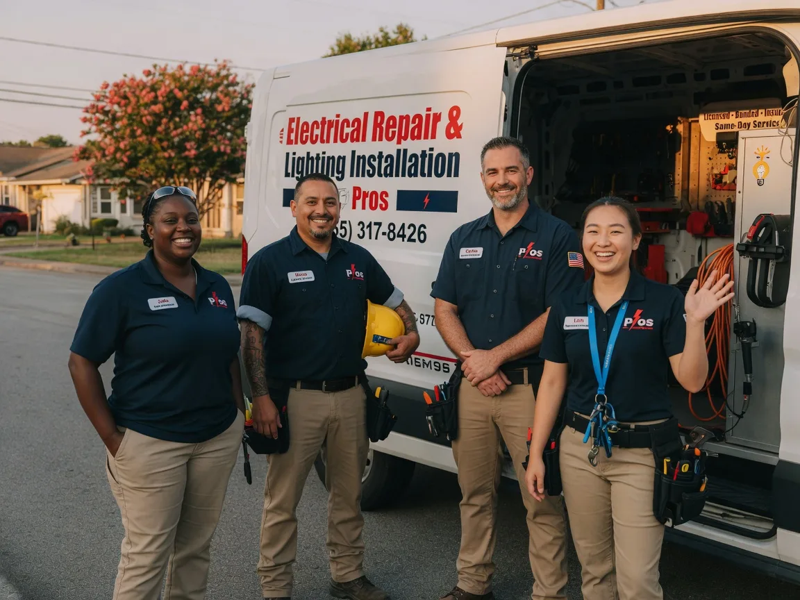 Licensed Electrician company in Panna Maria, TX